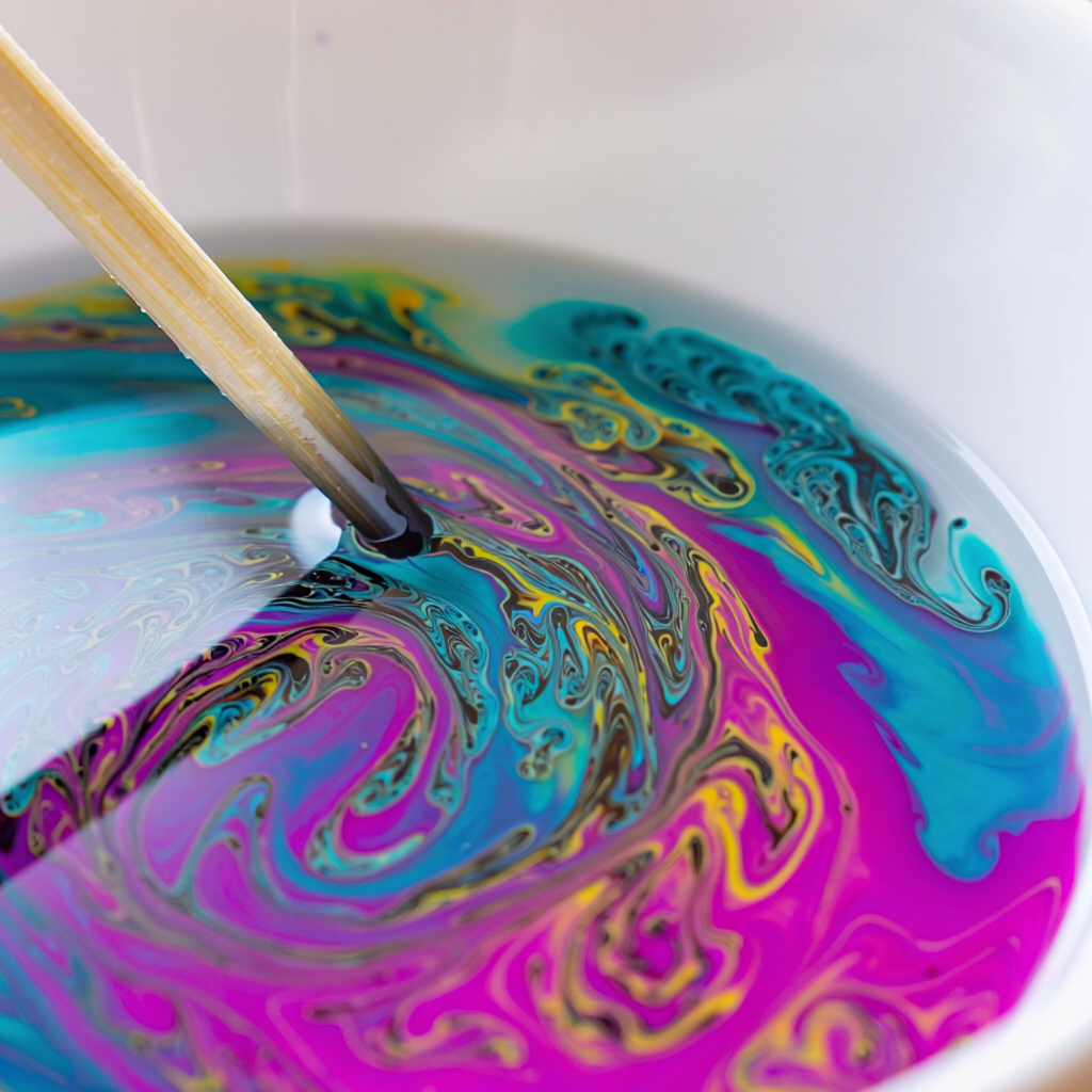Paper marbling swirl tool