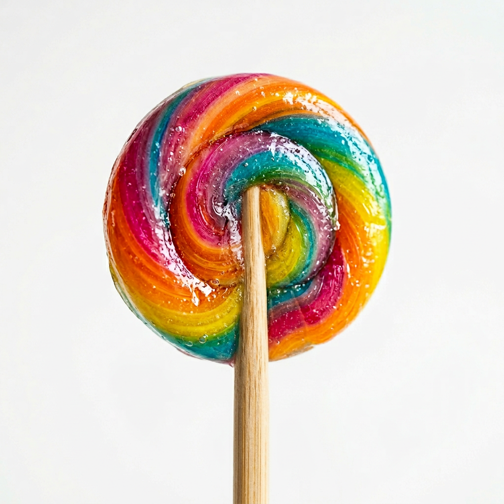 Homemade lollipop stick