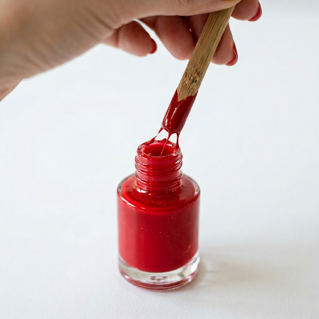 Stir nail polish