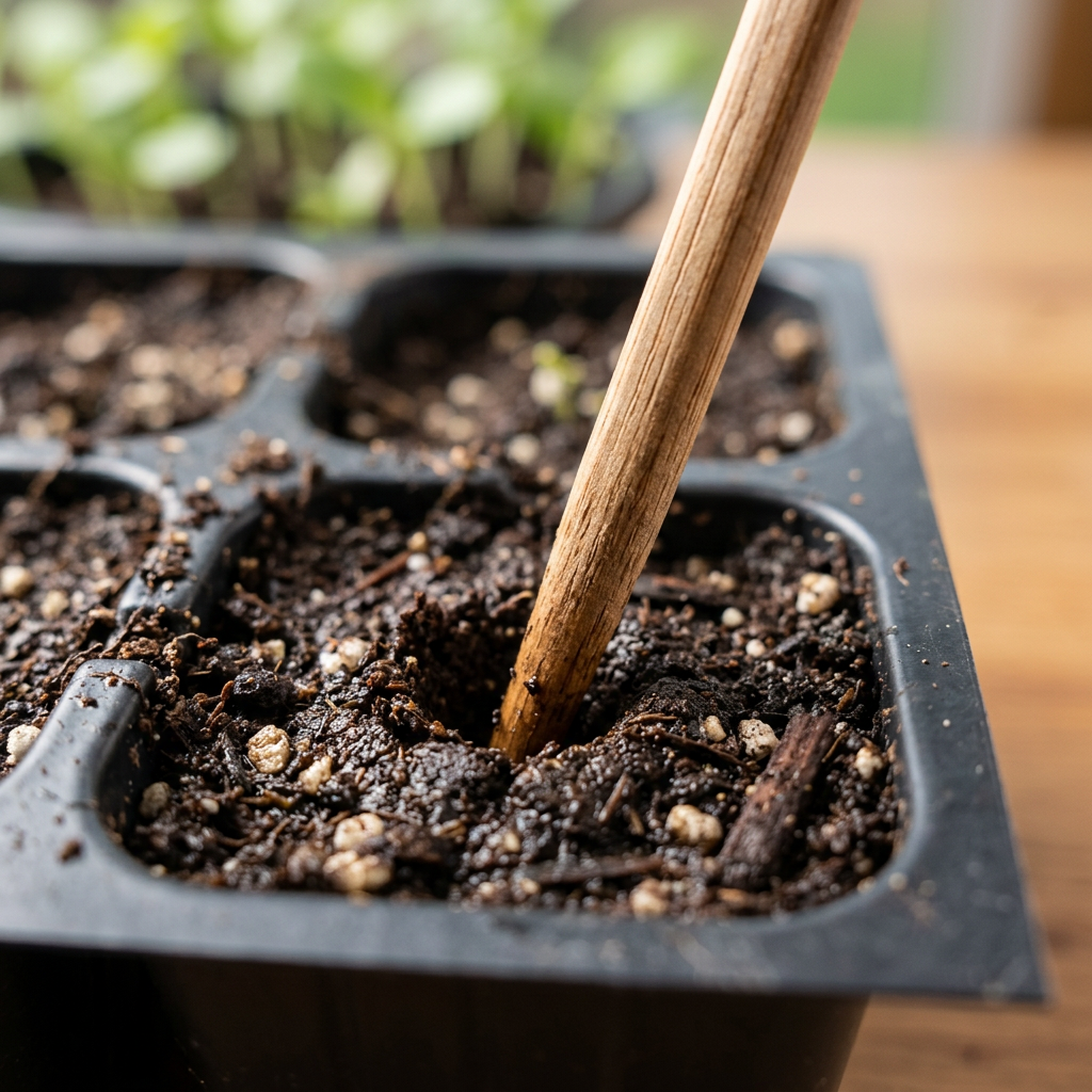 Dibber for seedlings