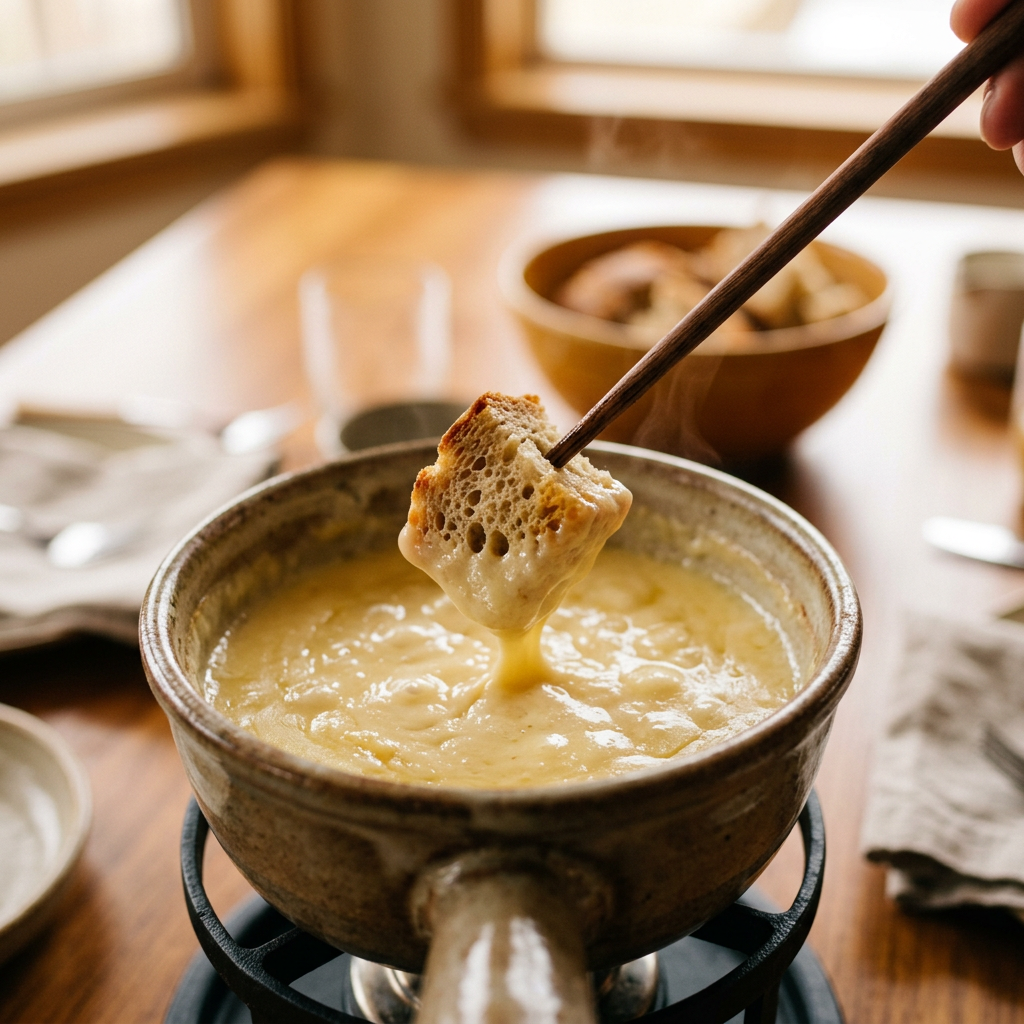 Emergency fondue fork