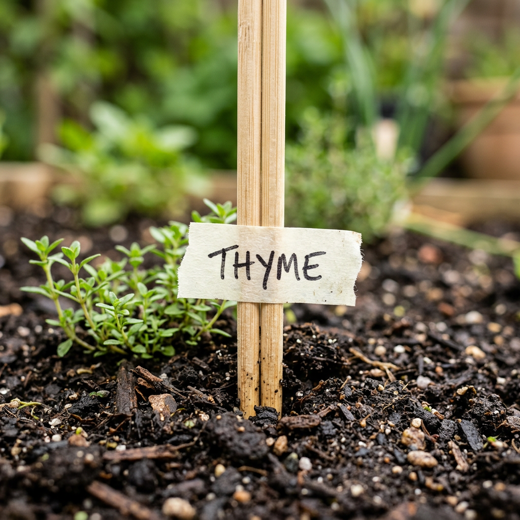 Label garden rows
