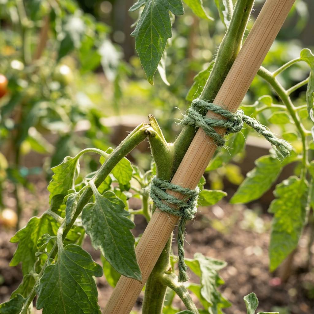 Emergency plant stem stake