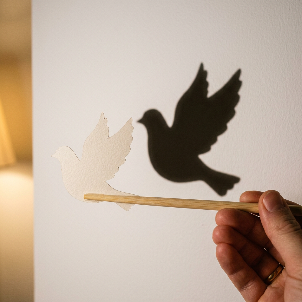 Shadow puppet prop
